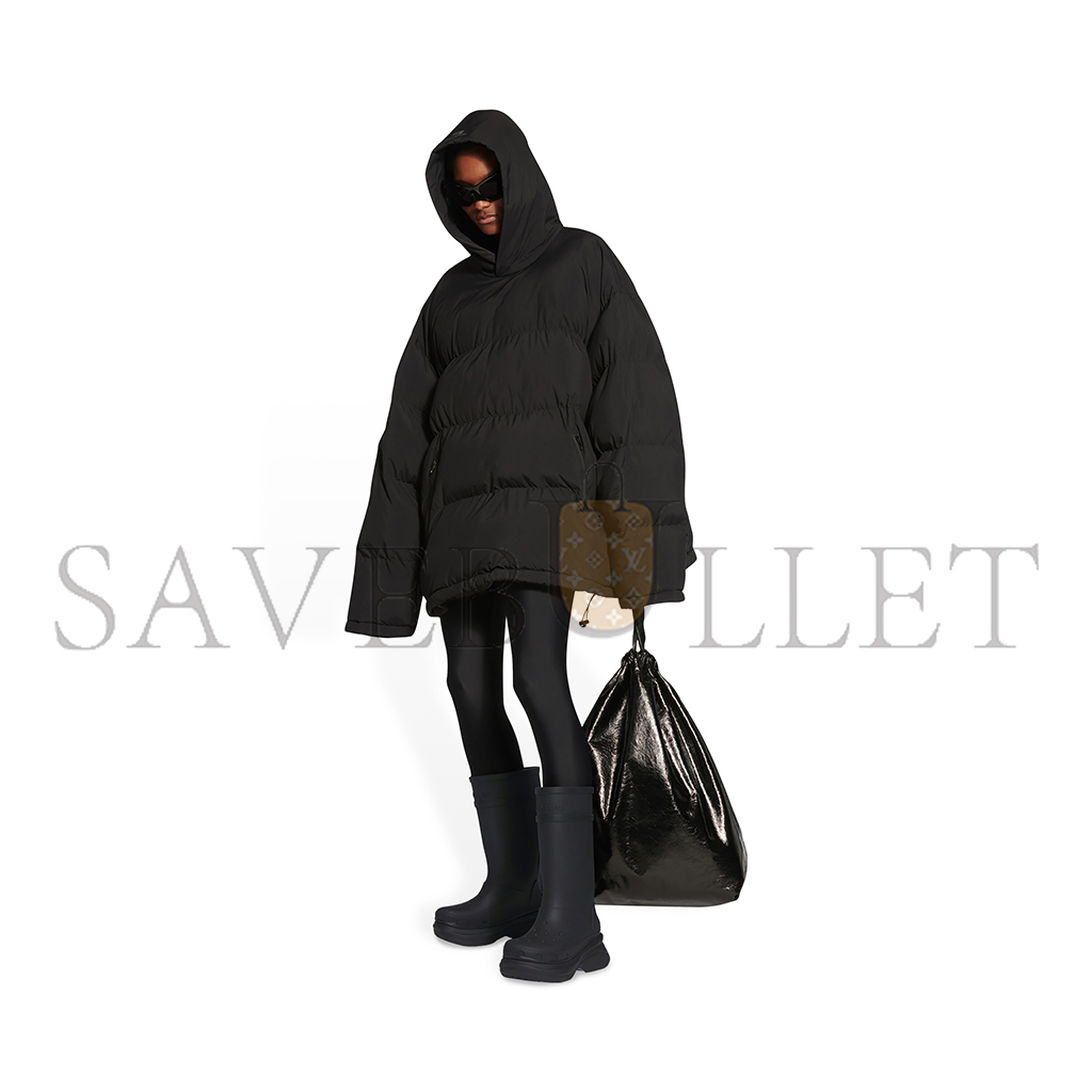 BALENCIAGA WOMEN'S CROCS™ BOOT IN BLACK 677388W1S8E1000 BALENCIAGA WOMEN'S CROCS™ BOOT IN BLACK 677388W1S8E1000